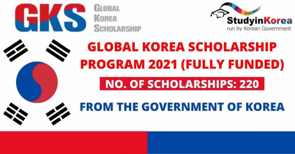 Thông báo học bổng GKS năm 2021