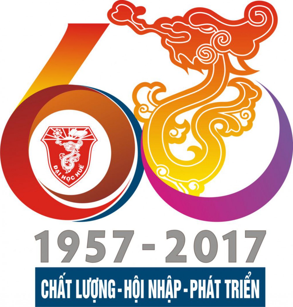 Ý nghĩa biểu trưng 60 năm xây dựng và phát triển Đại học Huế (1957 - 2017)