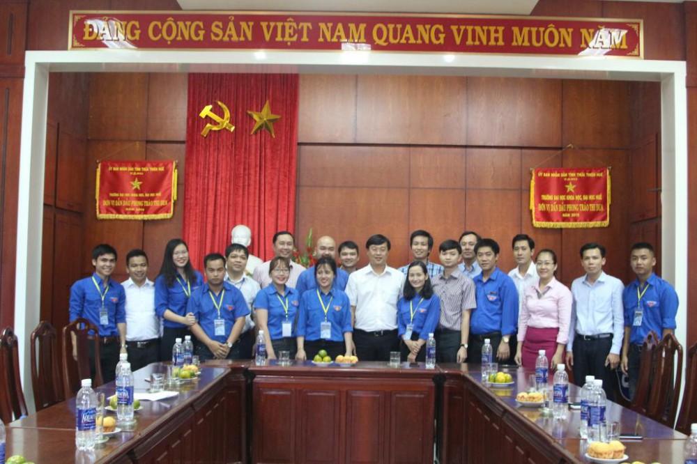 Bí thư thứ nhất Trung ương Đoàn TNCS Hồ Chí Minh thăm Đoàn Thanh niên Đại học Huế